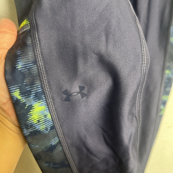 Under Armour Compression Ankle High Rise Legging Navy Womens Size XSmall NWT - Picture 4 of 13